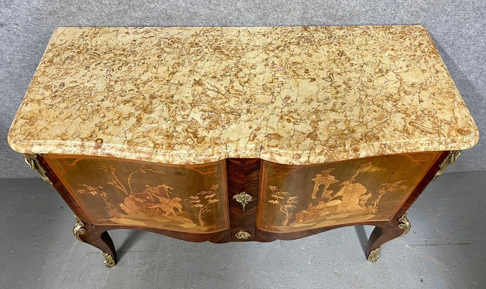 Fine French Mercier Frères Chinoiserie Commode Side Cabinet photo furniture