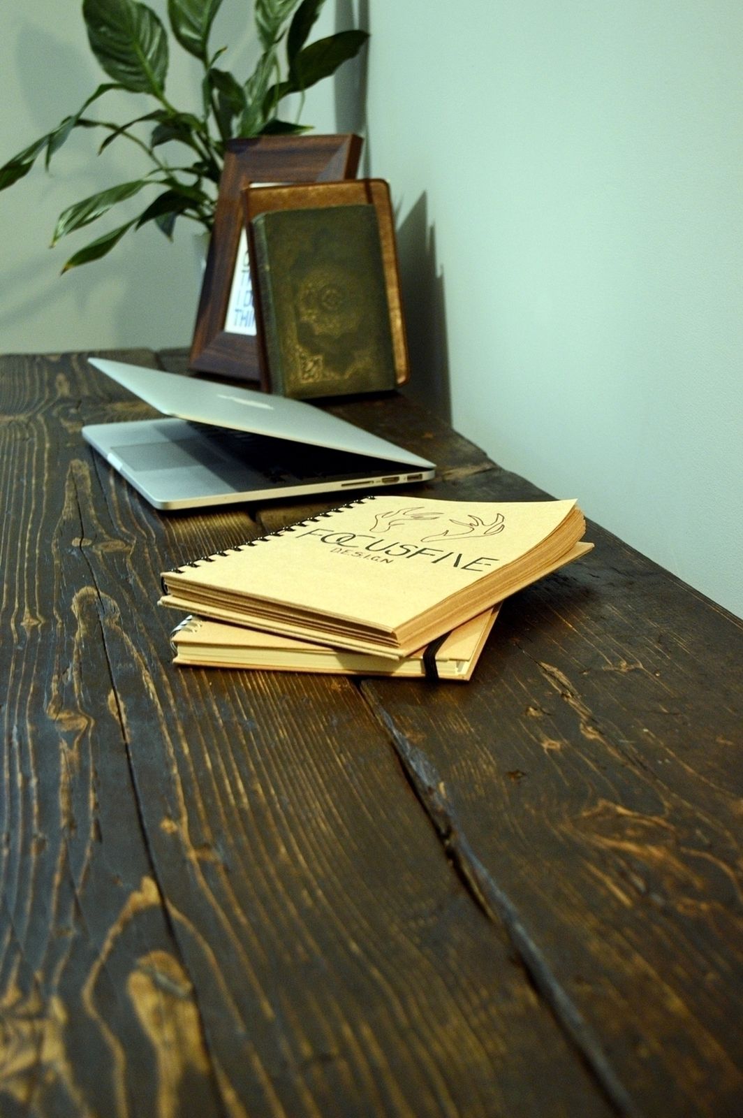 Prima Industrial Reclaimed Wood Desk, Vintage, Farmhouse, Country, Industrial Office, Welded Steel photo furniture