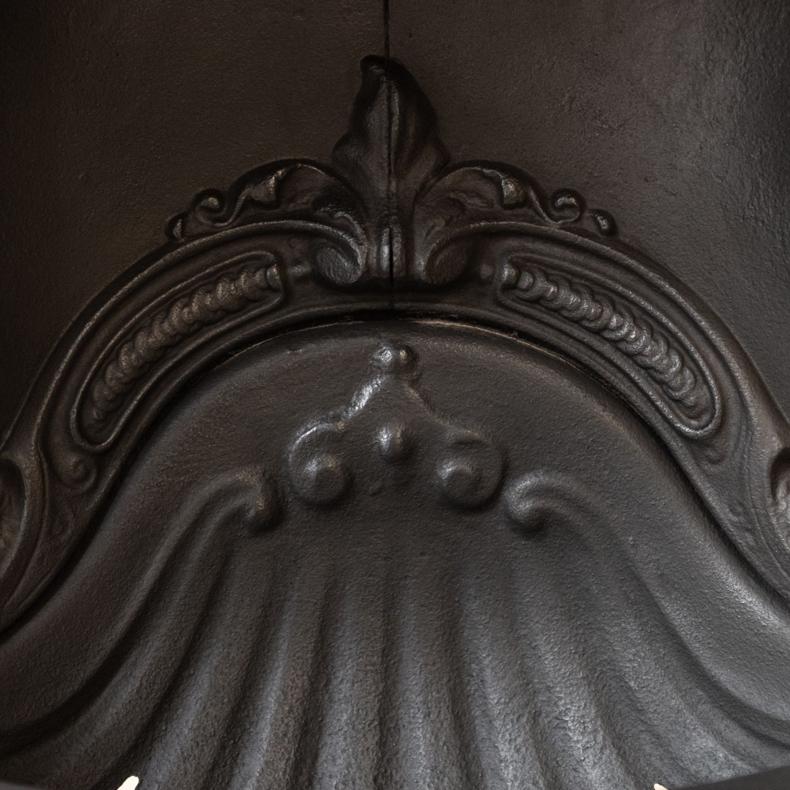 Grand Ornate Victorian Style Cast Iron Insert photo for sale