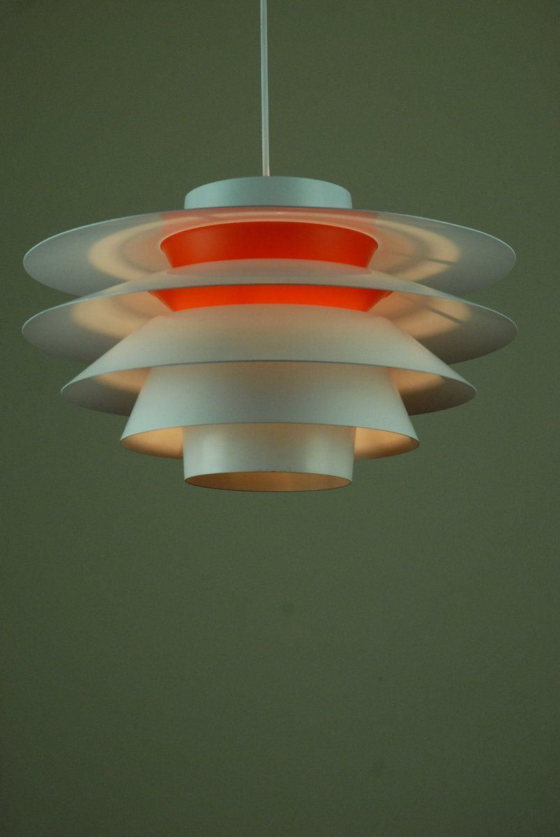 Verona Pendant Lamp By Sven Middelboe For Nordic Solar, Denmark, 1970s photo Lighting