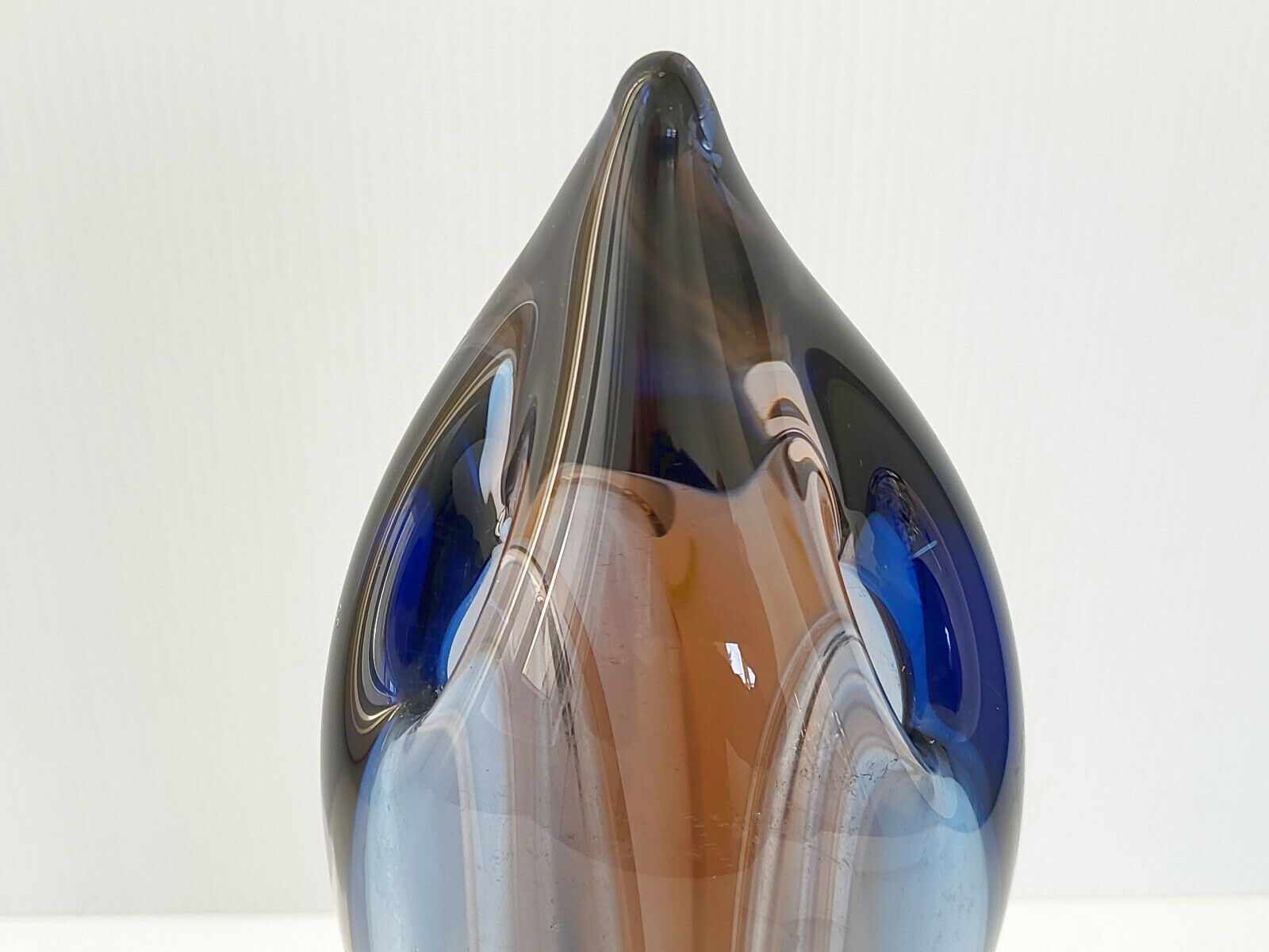 Magnificent Italian Vase Vintage 1960 In Murano Glass 60s 1960s photo vinterior