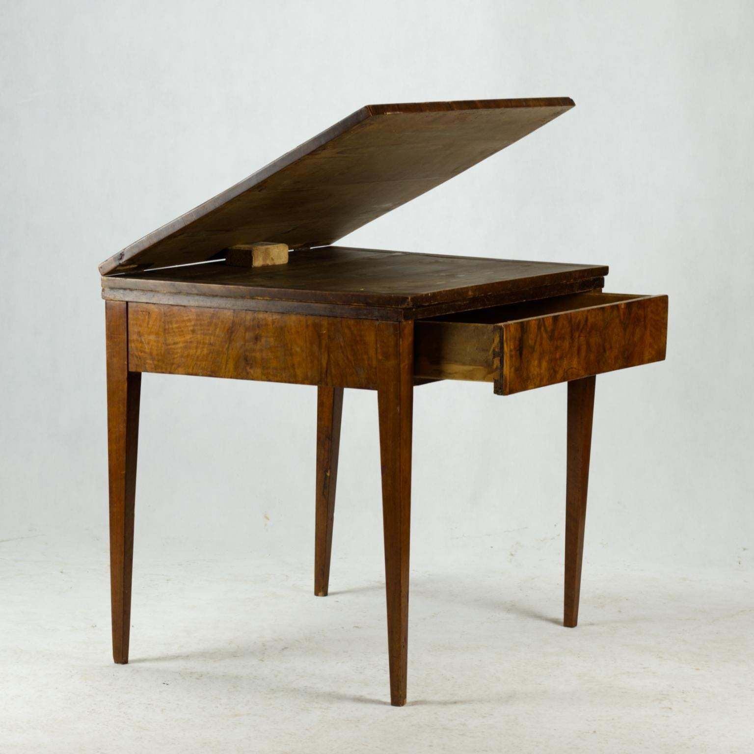 Furniture Biedermeier Table, 19th Century photo