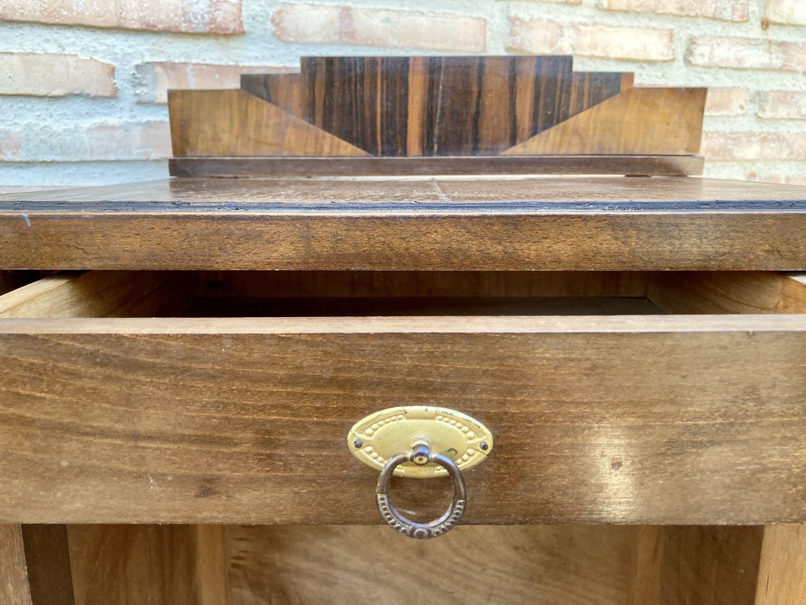 Art Deco Side Cabinets Or Nightstands With One Drawer, 1930s, Set Of 2 photo vinterior