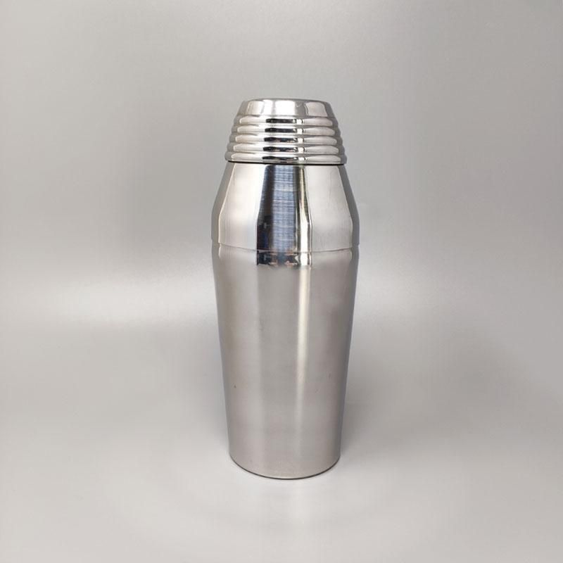 1970s Astonishing Cocktail Shaker By Guy Degrenne In Stainless Steel. Made In France photo furniture