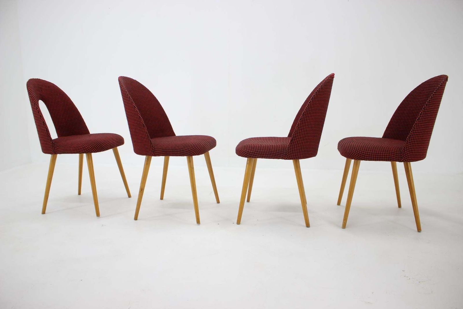 1960s Antonin Suman Set Of Four Dining Chairs, Czechoslovakia photo Furniture