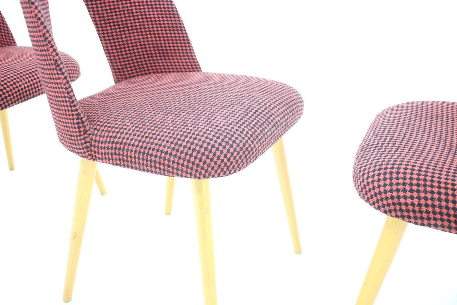 1960s Antonin Suman Set Of Four Dining Chairs, Czechoslovakia photo 896.0