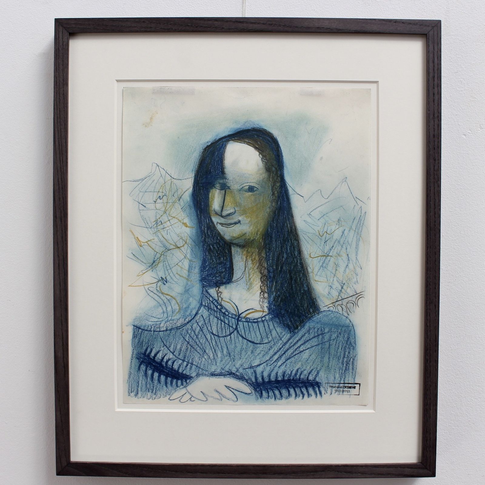 Portrait Of Smiling Woman' By Raymond Debiève (Circa 1970s)