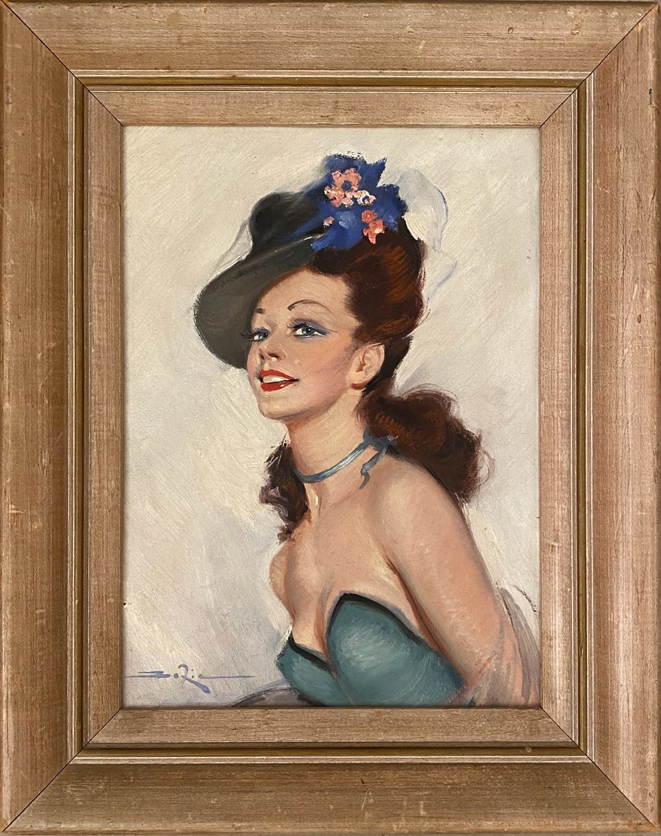 School Of Jean Gabriel Domergue (1889 1960) ‘La Parisienne’