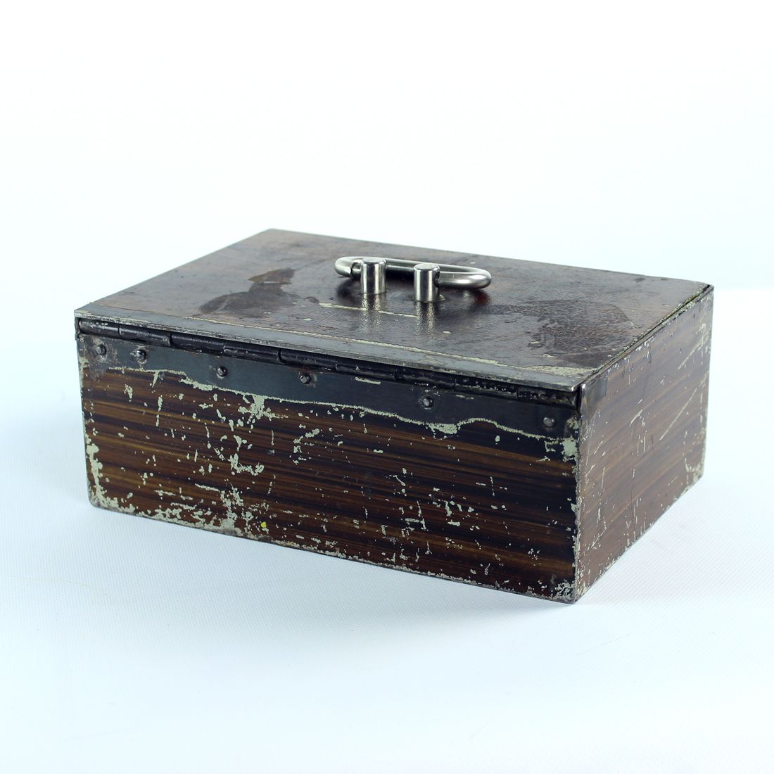 Vintage Safe Deposit Box, Czechoslovakia 1930s photo furniture