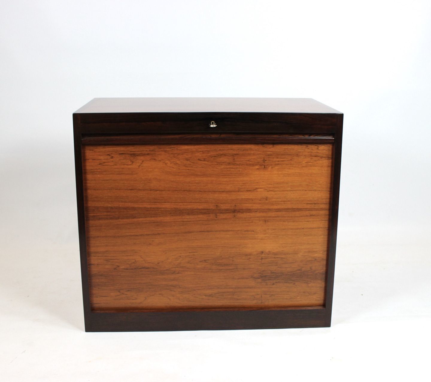 Jalousie Cabinet In Rosewood Of Danish Design From The 1960s.