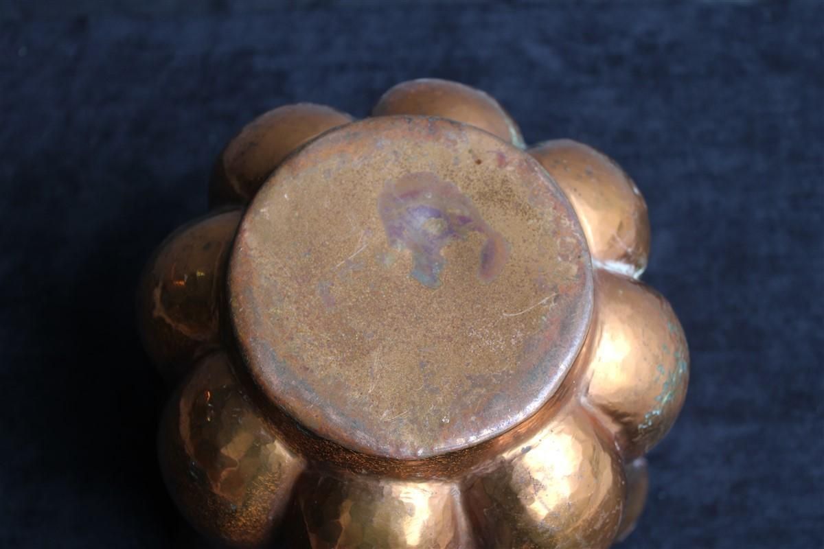 Rare Italian Vase 1930 Embossed Copper Gio Ponti For Nino Ferrari Attributed photo buy