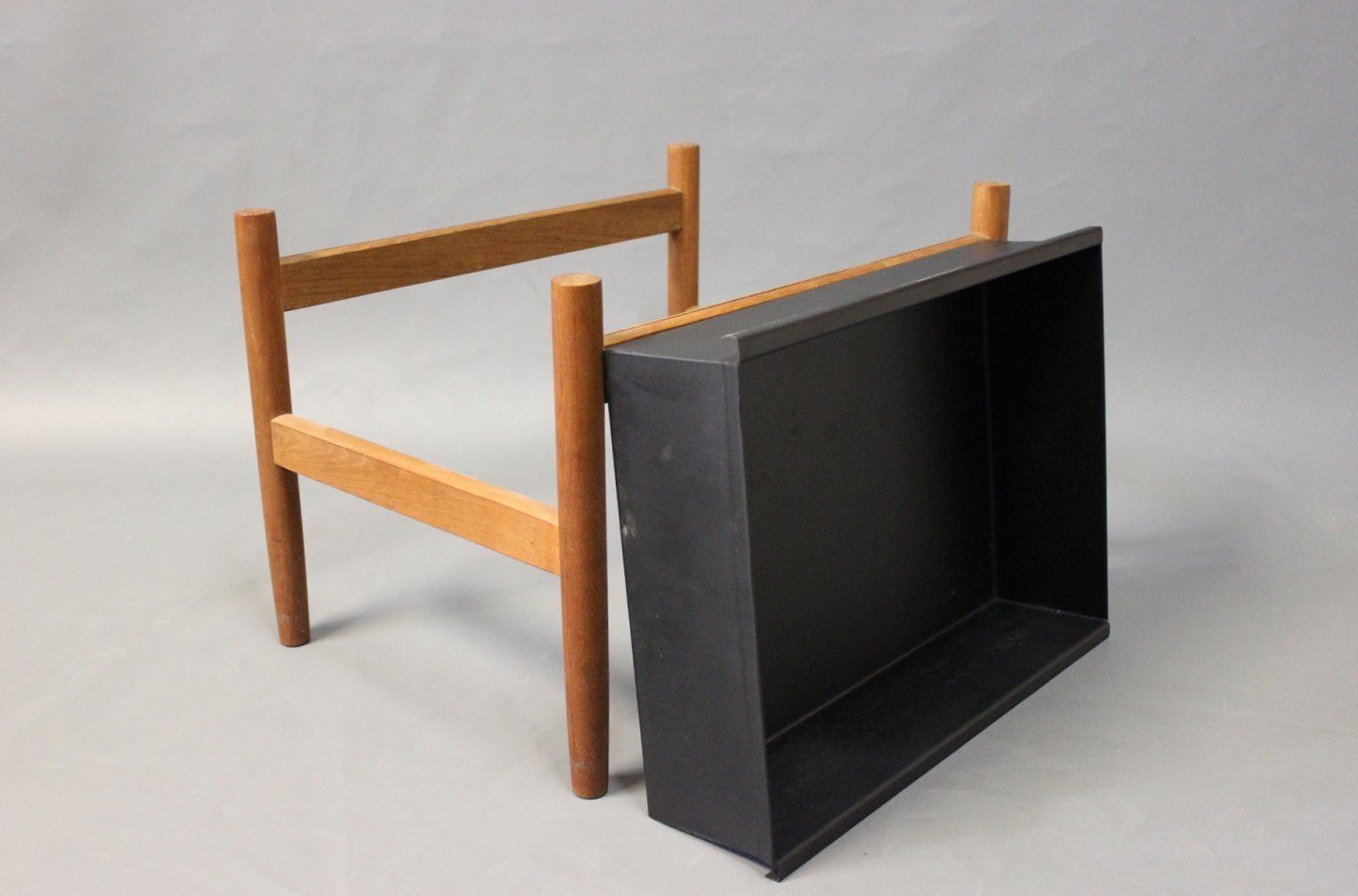 Flowerpot In Teak And Of Danish Design From The 1960s. photo for sale