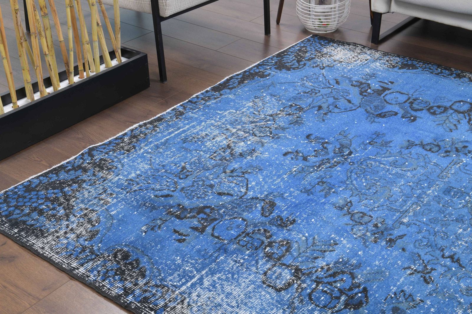 Turkish Oriental Vintage Carpet, Oushak Handmade Wool Rug, Area Rugs, Farmhouse Decor, One Of A Kind, Made In Turkey, Designer Rug photo Textiles