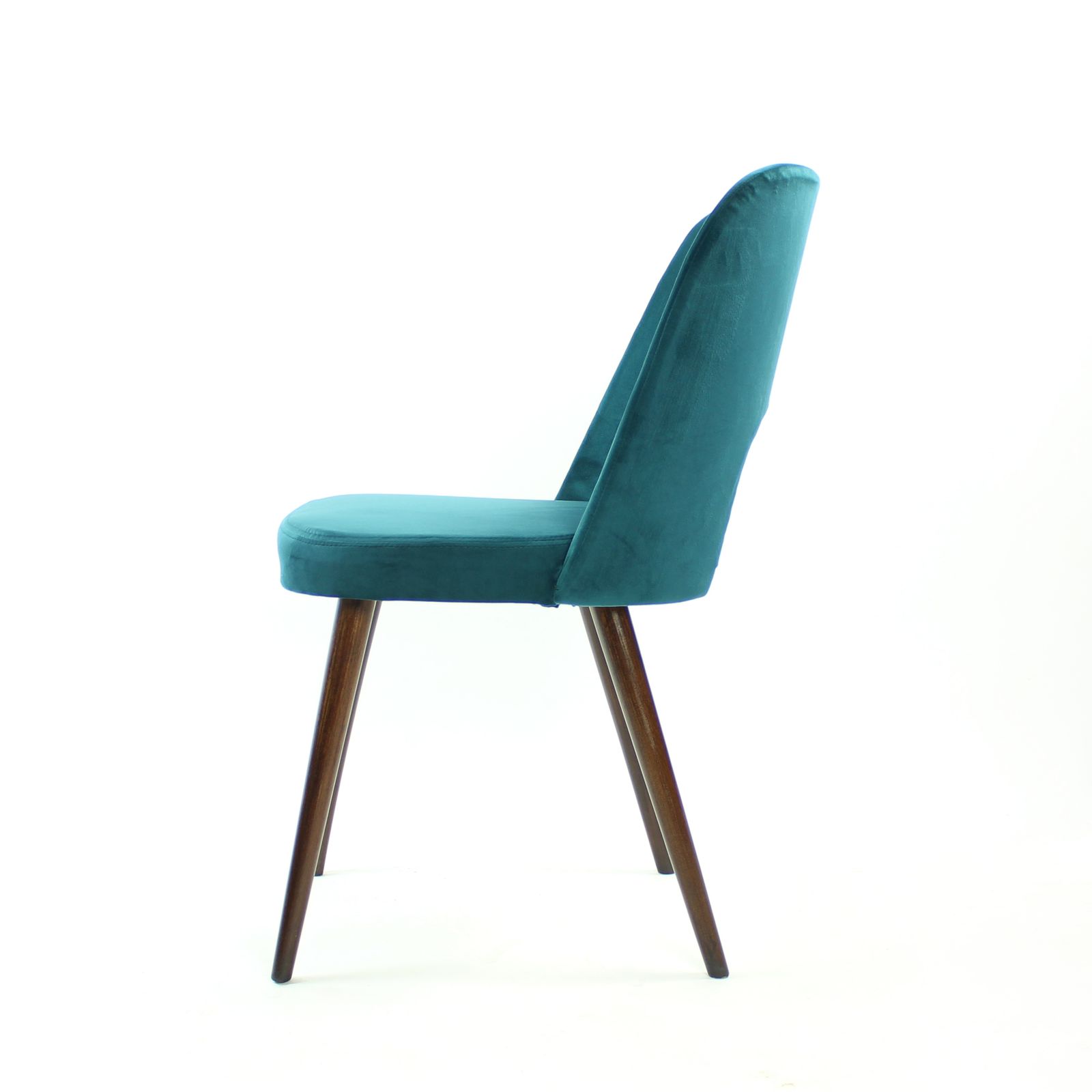 photo buy Dining Chairs By Oswald Haerdtl In Velvet For Ton, Czechoslovakia 1950s, Set Of 5