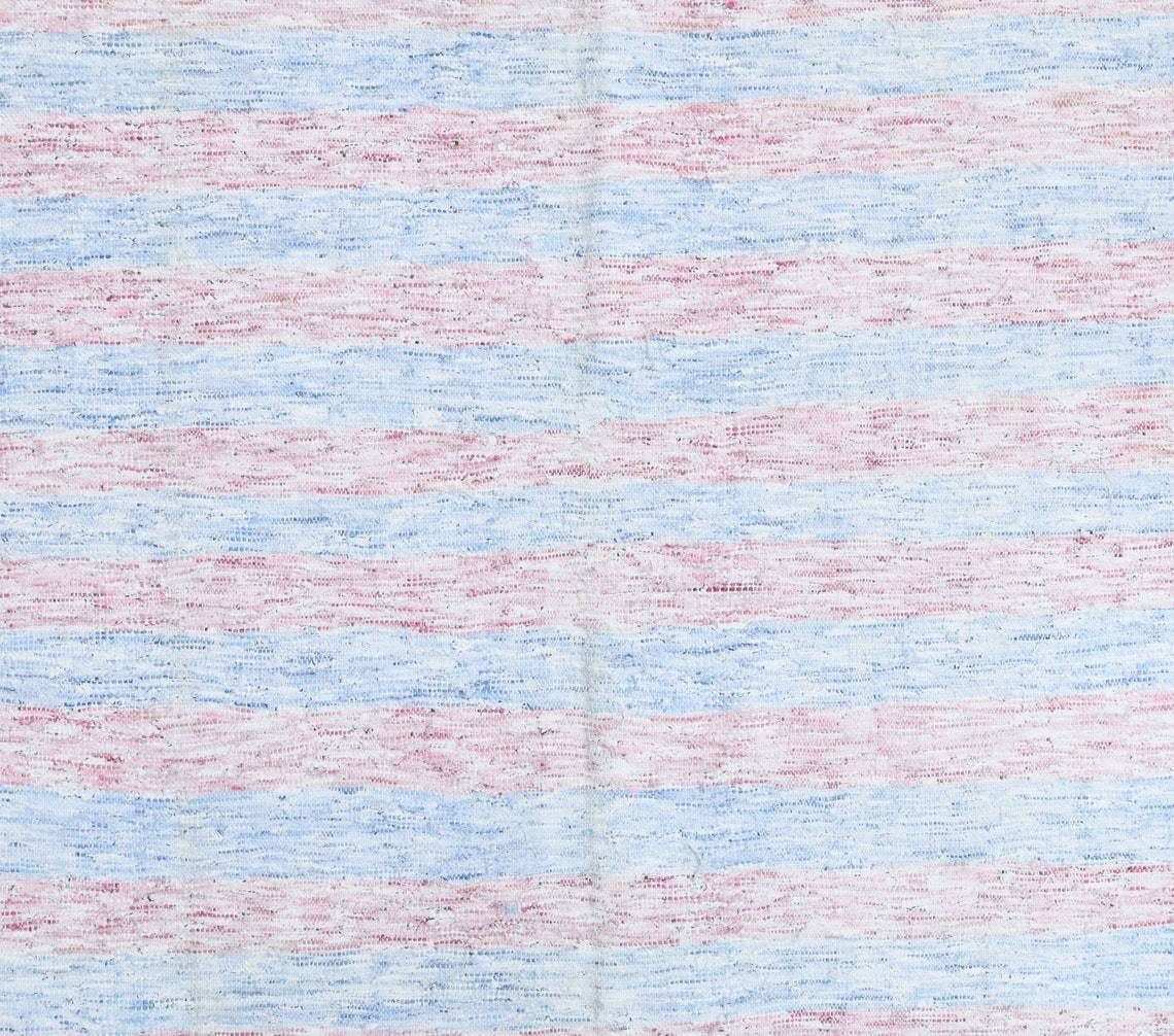 Vintage Turkish Kilim Area Rug Oushak Handmade Wool Rug Flatweave Rugs Farmhouse Decor Bohemian Made In Anatolia photo for sale
