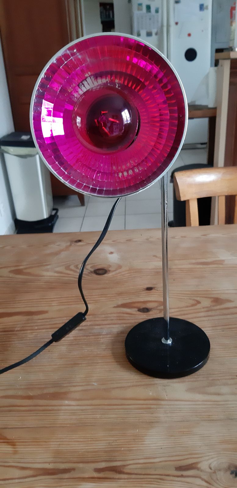 Vintage Lamp Adjustable In Height
