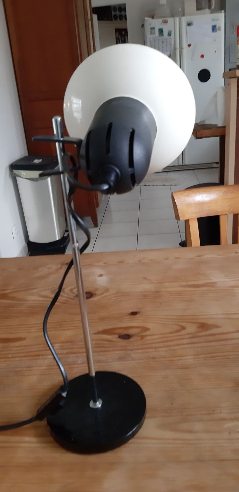 Vintage Lamp Adjustable In Height photo Lighting