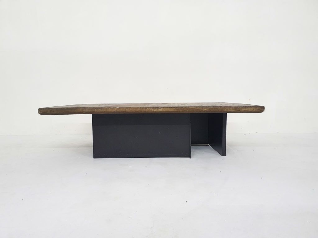 Paul Kingma Stone Coffee Table, Nederland 1981 photo Meubels