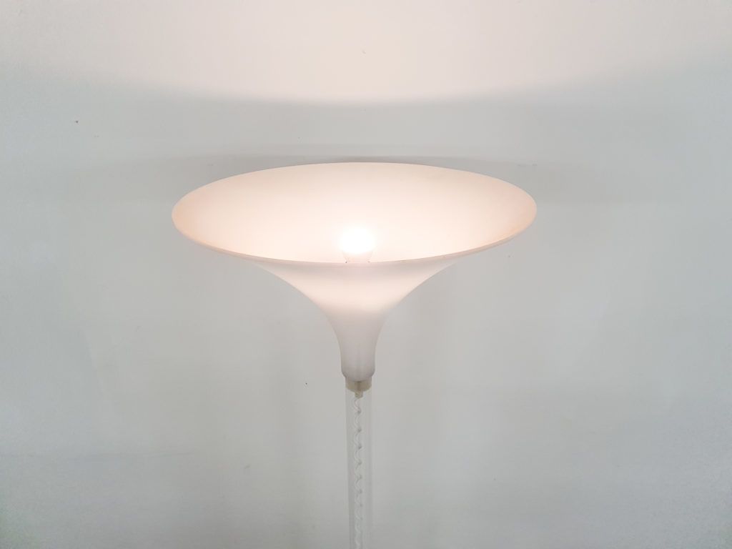 White Plexi Floor Light By Harco Loor, The Netherlands photo Lighting