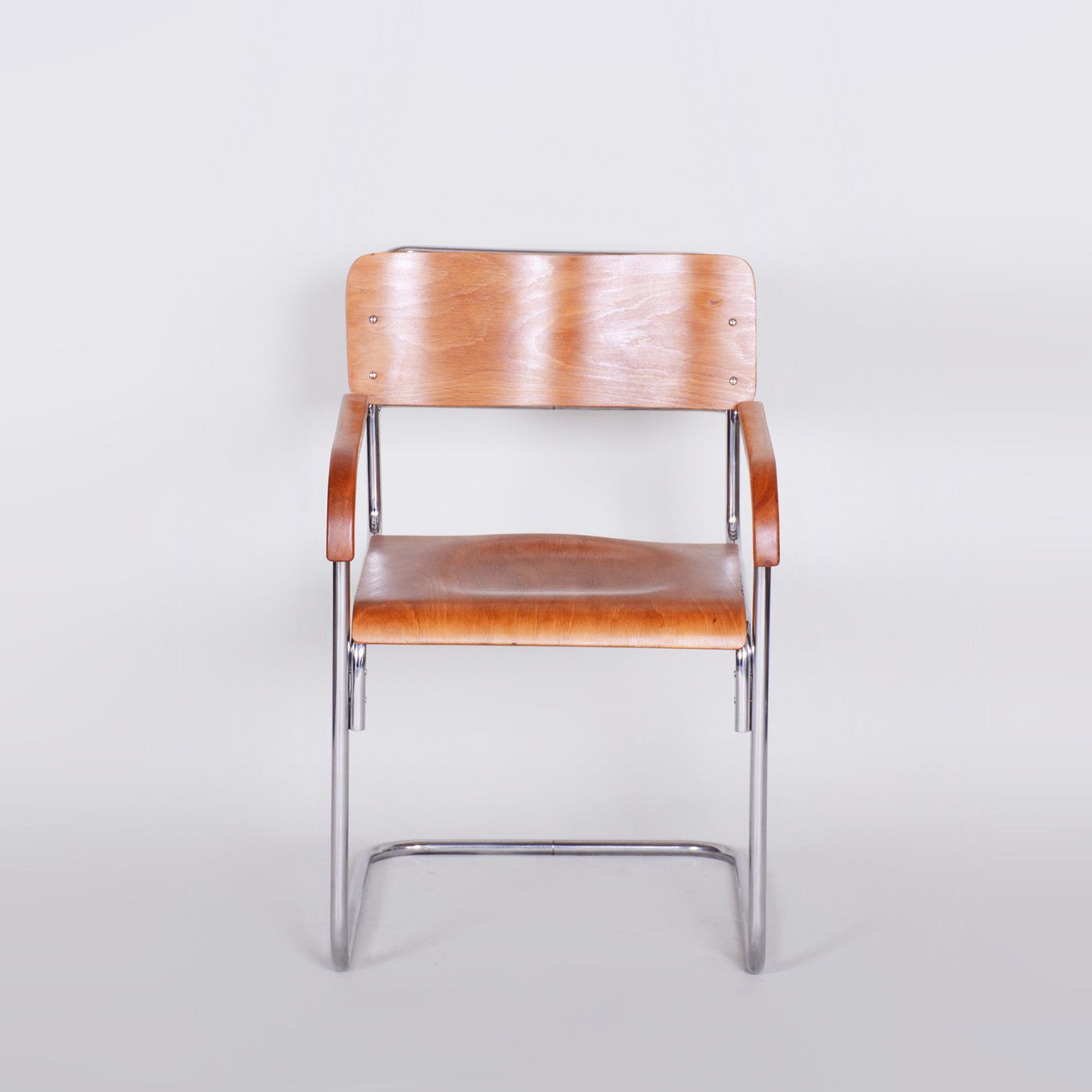 Pair Of Mucke Melder Bauhaus Armchairs Made In 1930s Czechia. Restored. photo Furniture