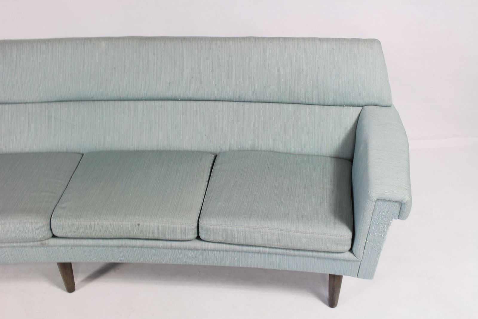 Vintage Danish Curved 4 Seater Sofa By Kurt østervig 1960s  photo vintage
