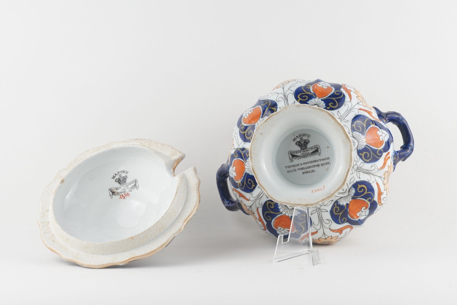 Very Early Mason's Ironstone Sauce Tureen & Lid, Dating To The Early 1800's photo Home Decor
