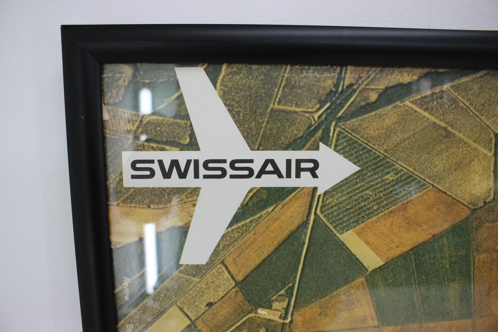 Original Travel Poster, Swissair Europe By Emil Schulthess & Hans Frei   1971 photo Art