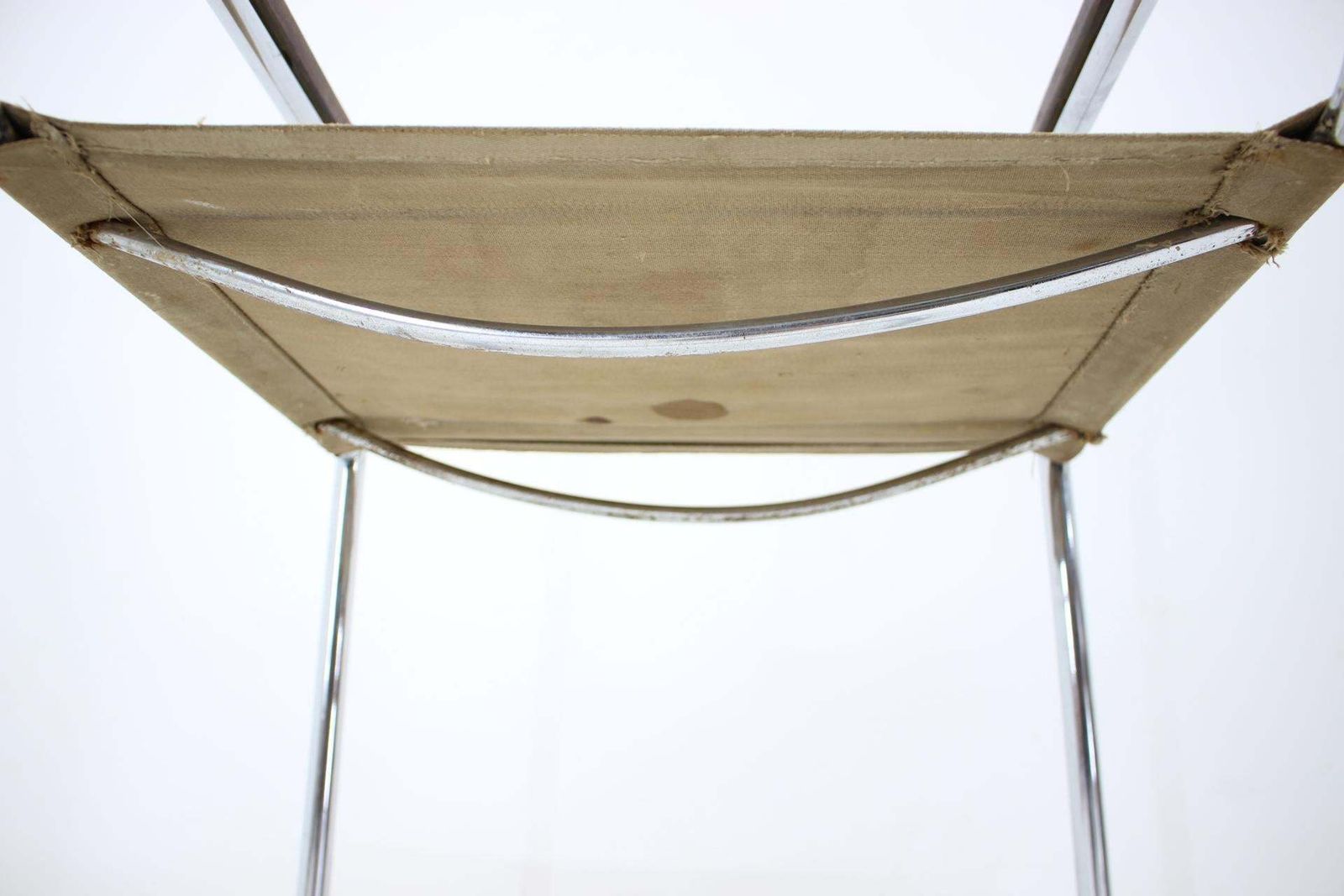 Furniture Bauhaus Chrome Armchair B34 By Marcel Breuer / Mücke & Melder   1930s /Eisengarn photo