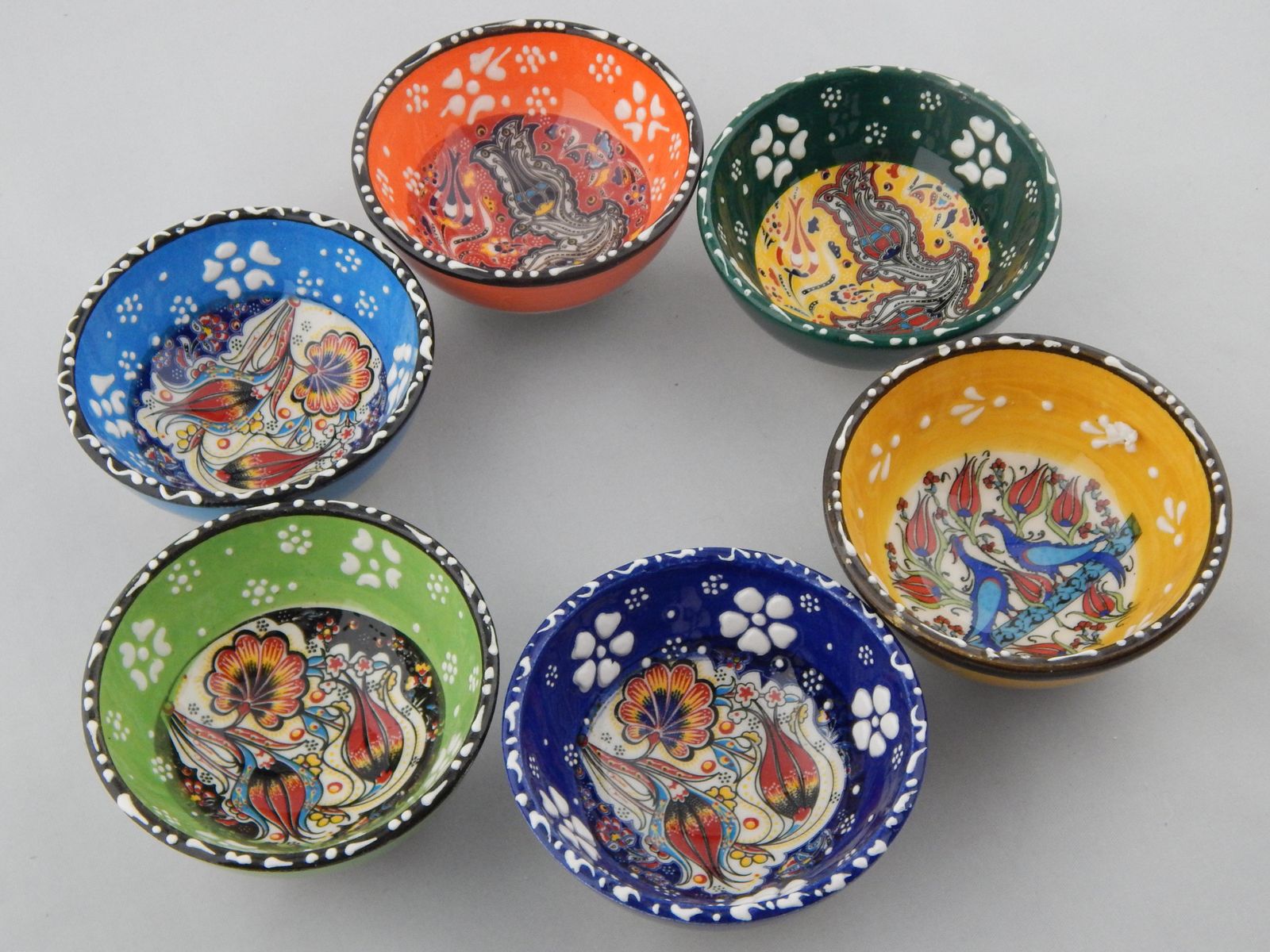 Handmade Turkish Bowl Tapas Mezze   Set Of 6