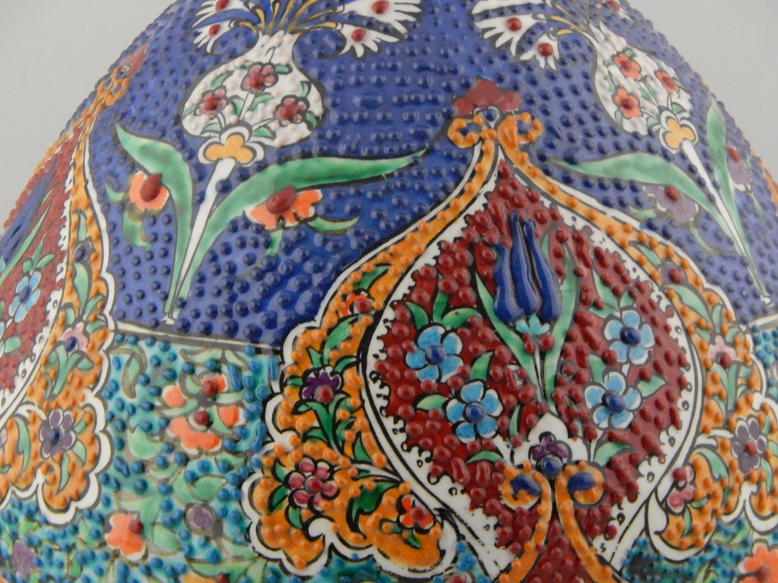 Unusual Turkish Ceramic Vase, 2000s photo furniture