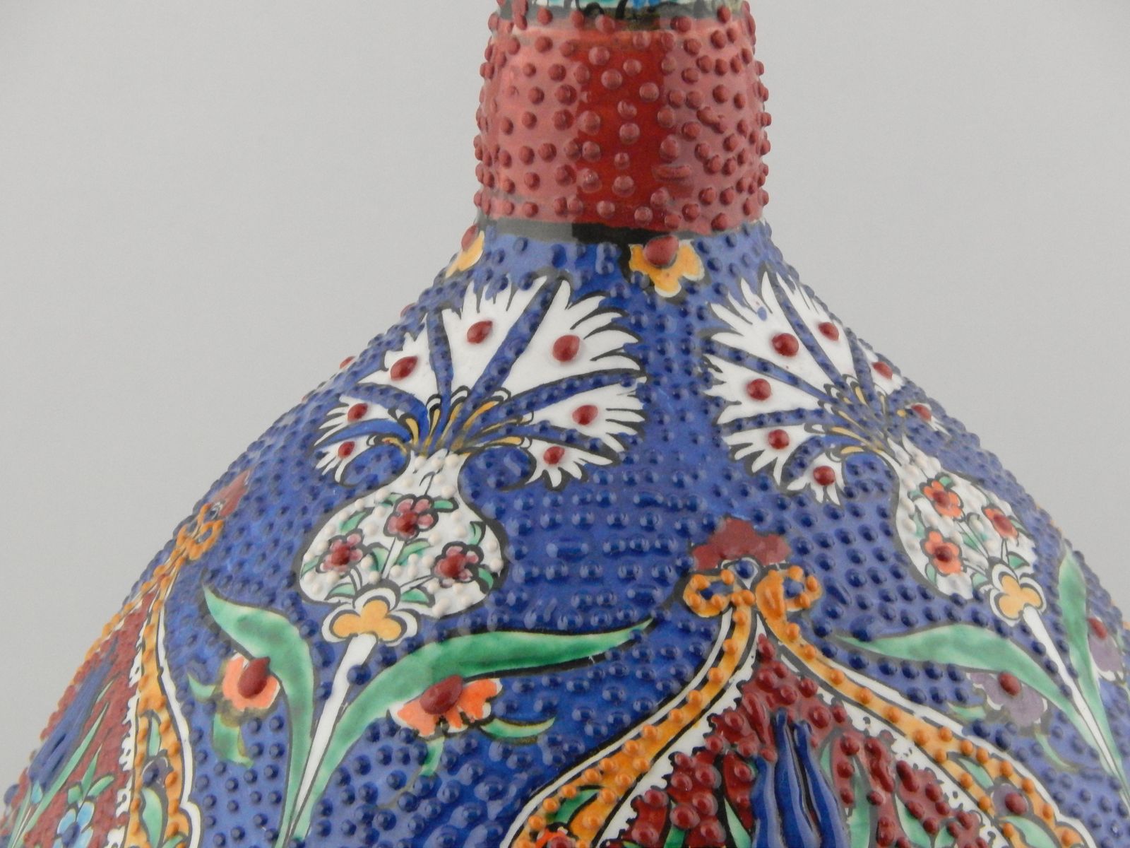Unusual Turkish Ceramic Vase, 2000s photo for sale