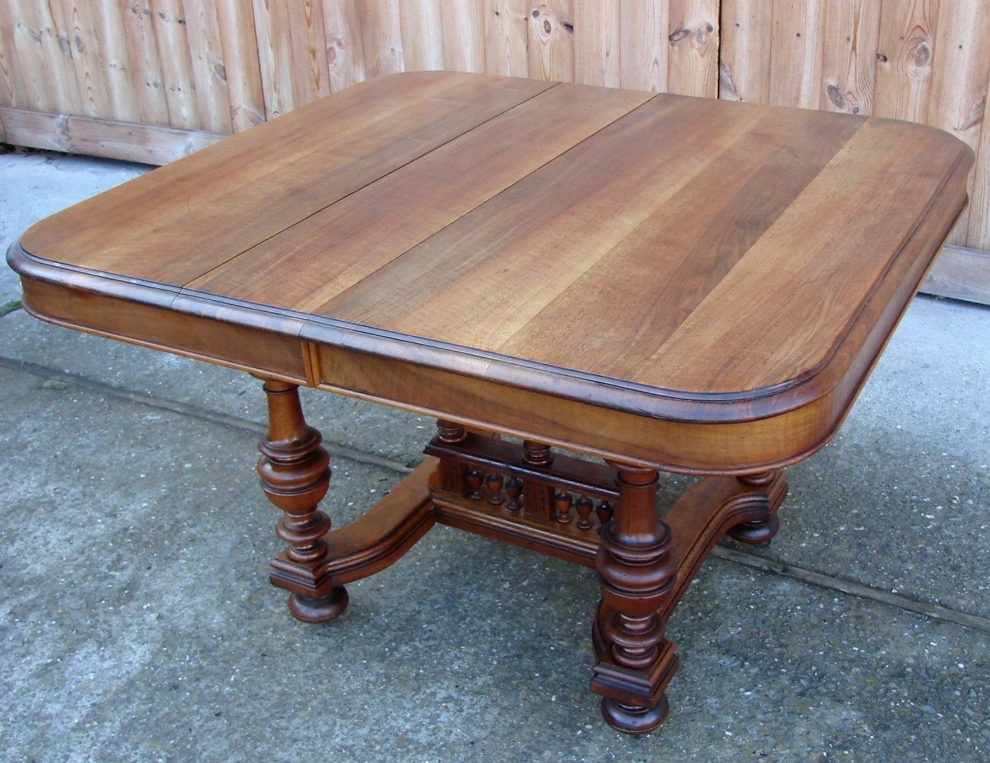 Oak Table From The Turn Of The 19th Century.