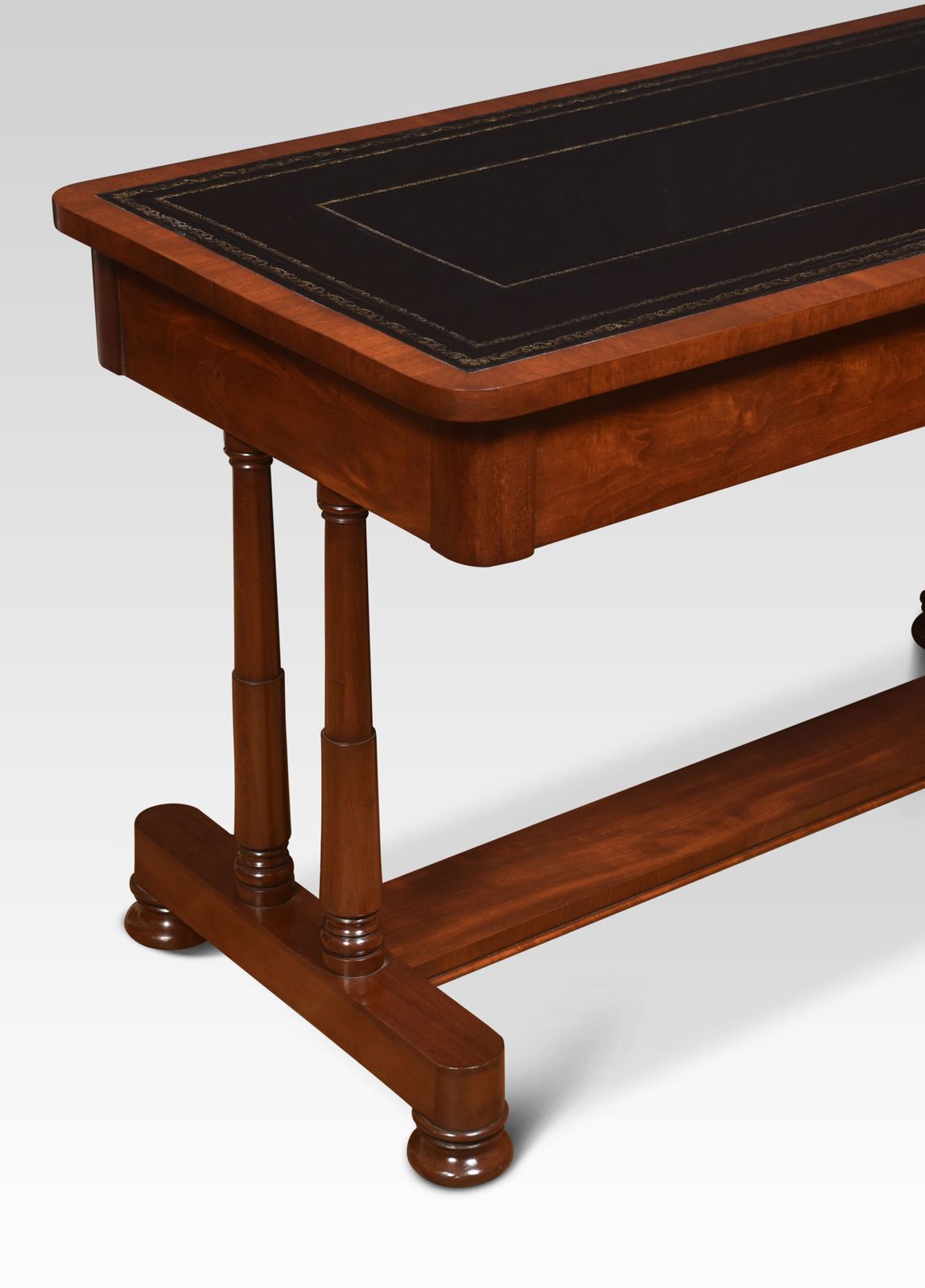 Mahogany Two Drawer Writing Table photo furniture
