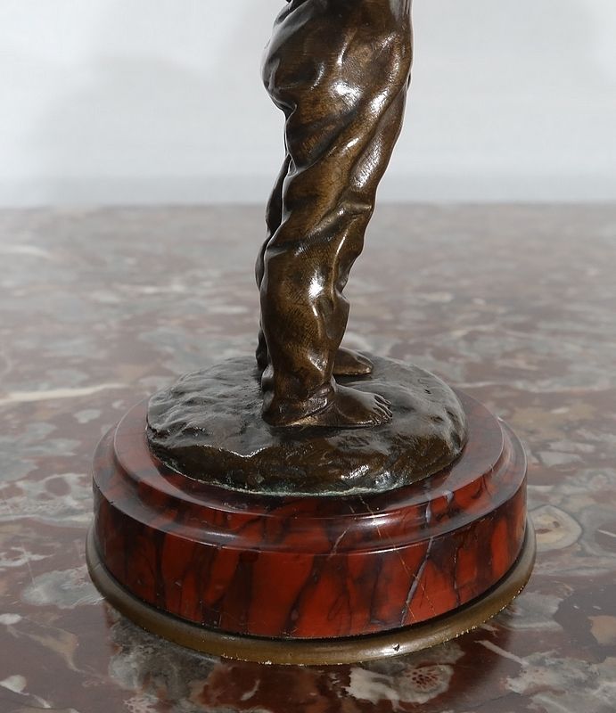photo for sale Bronze “Boy With His Hands In His Pockets”   1910