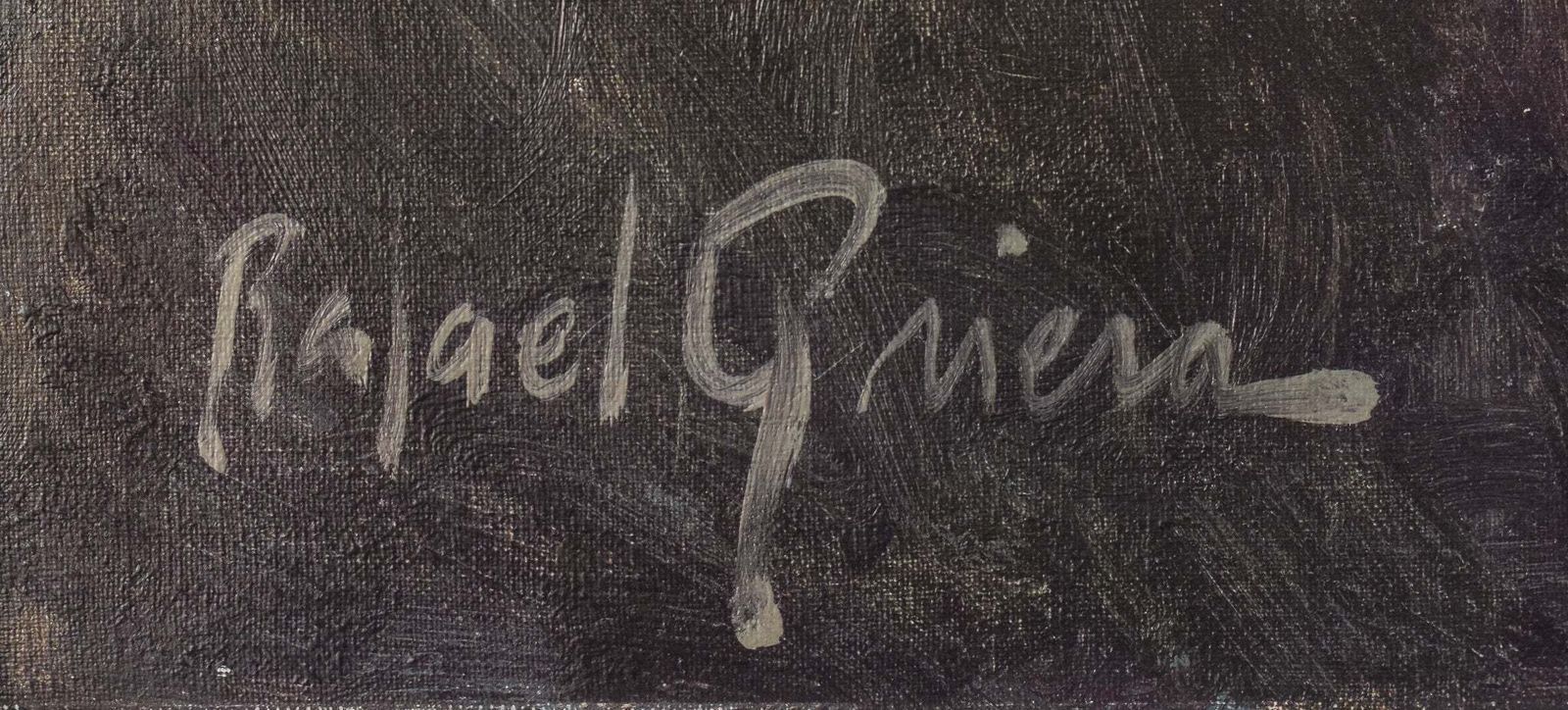 Kunst Rafael Griera – Portret Van Een Dame Bij Een Raam photo