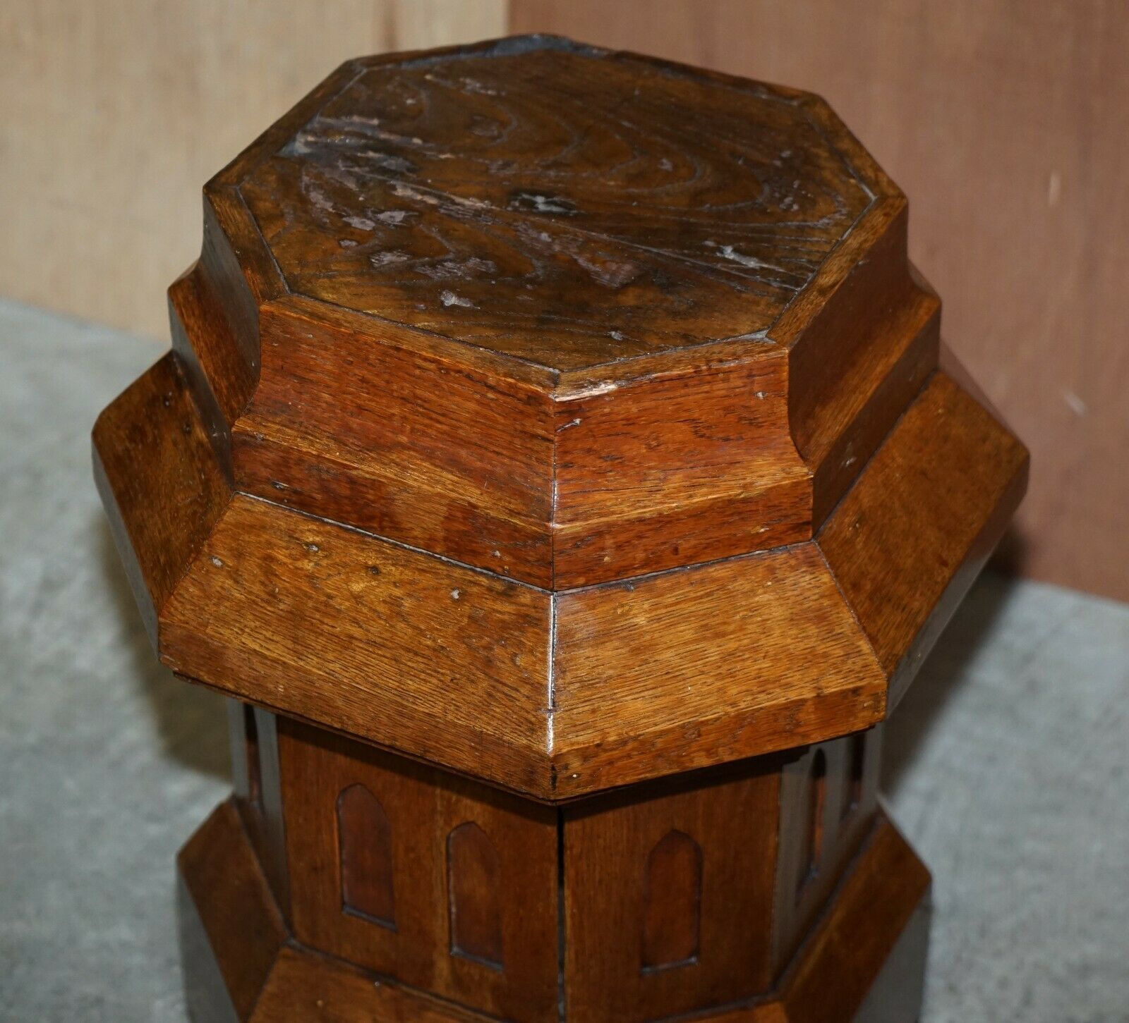 Antique Pair Of Restored Pugin Gothic Style Circa 1840 Plant / Display Stands photo 1950.0