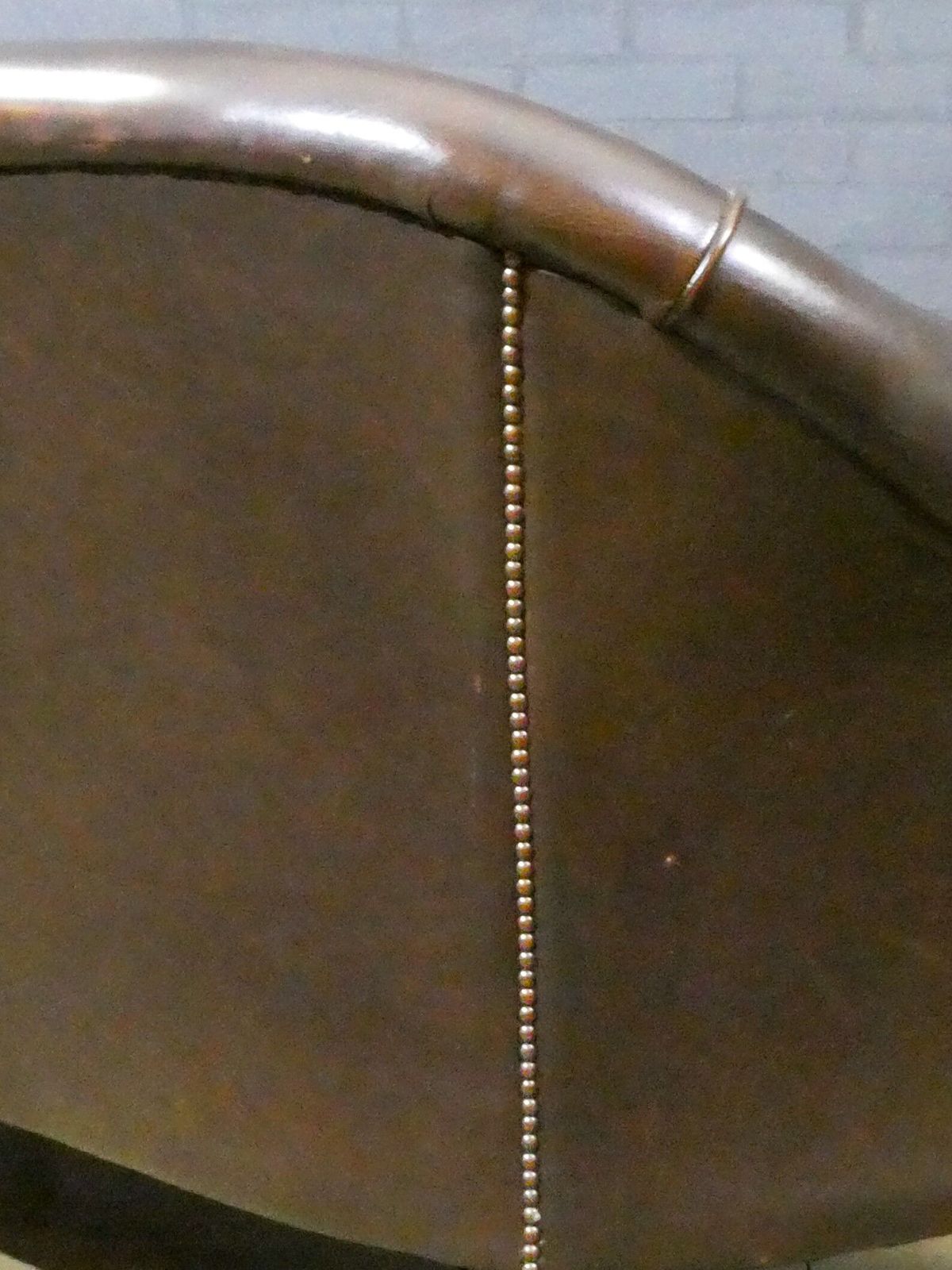 photo furniture 2 Seater Leather Sofa In Dark Brown