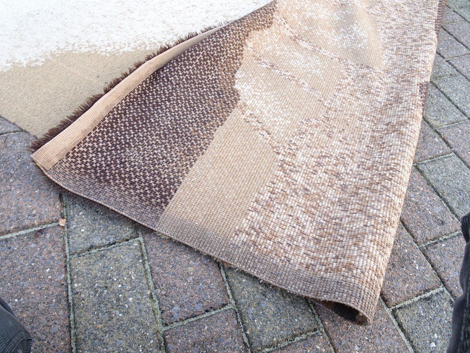 photo furniture Vintage Dutch Wool Rug Carpet From Desso, 1970s