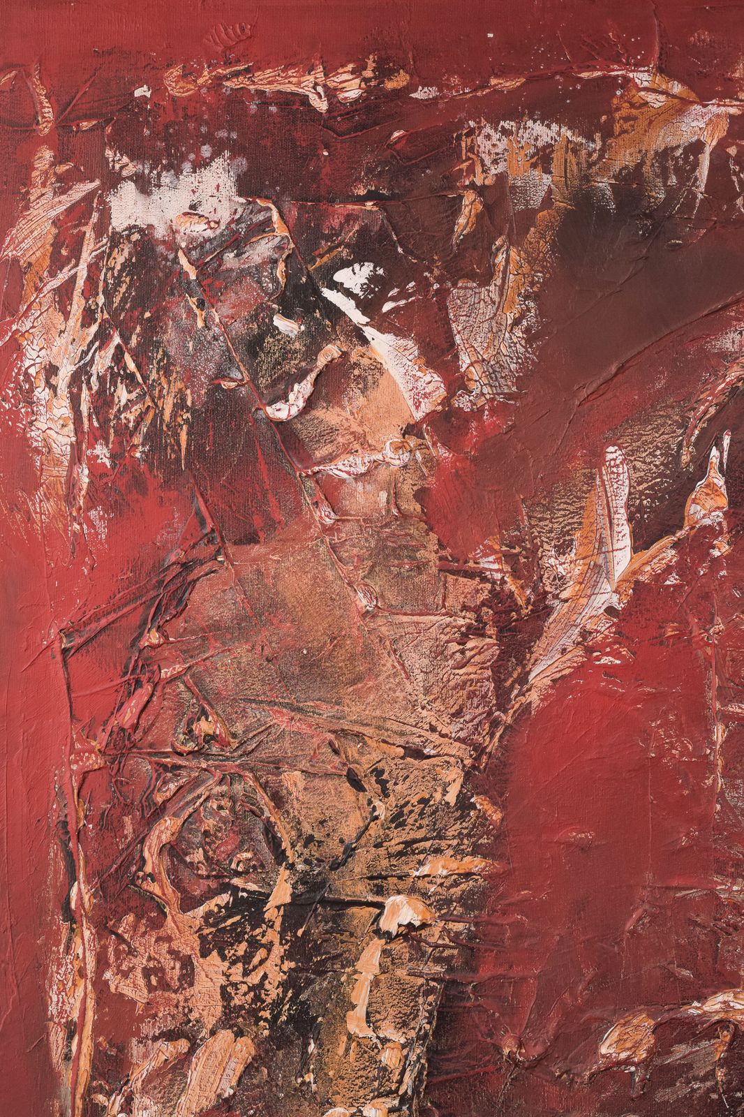 Abstract Schilderij Getiteld 'Scattered Anatomy' photo Kunst