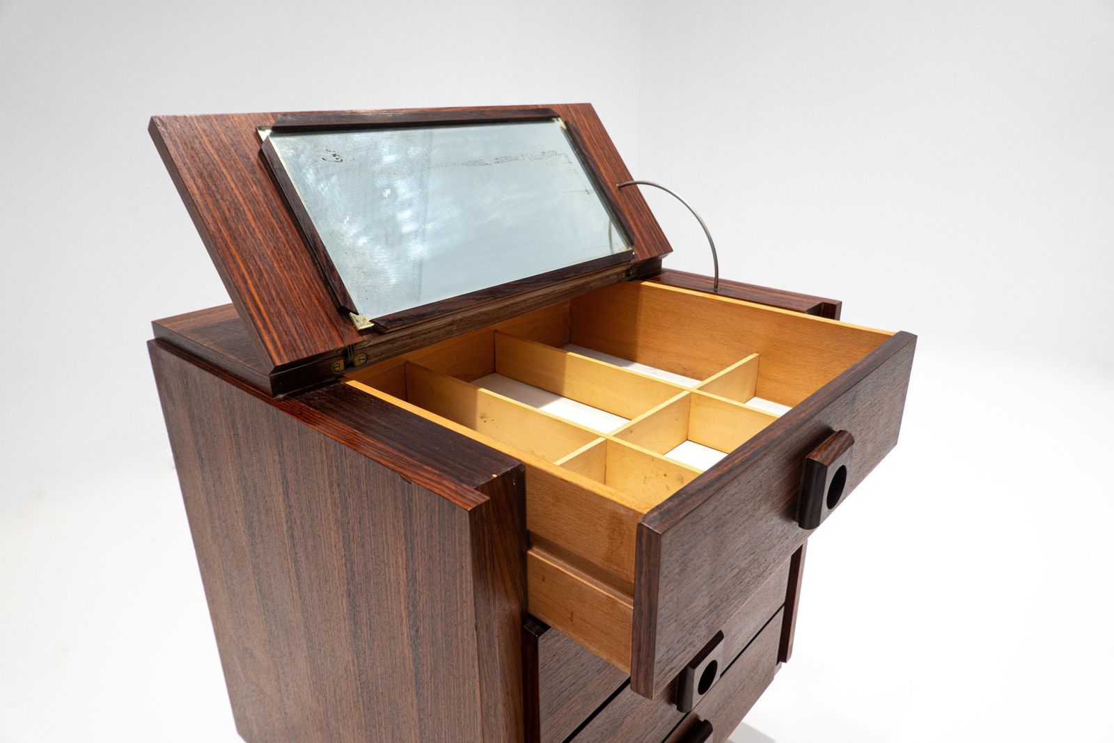 photo for sale Mid Century Modern Italian Dressing Table, Teak, 1960s