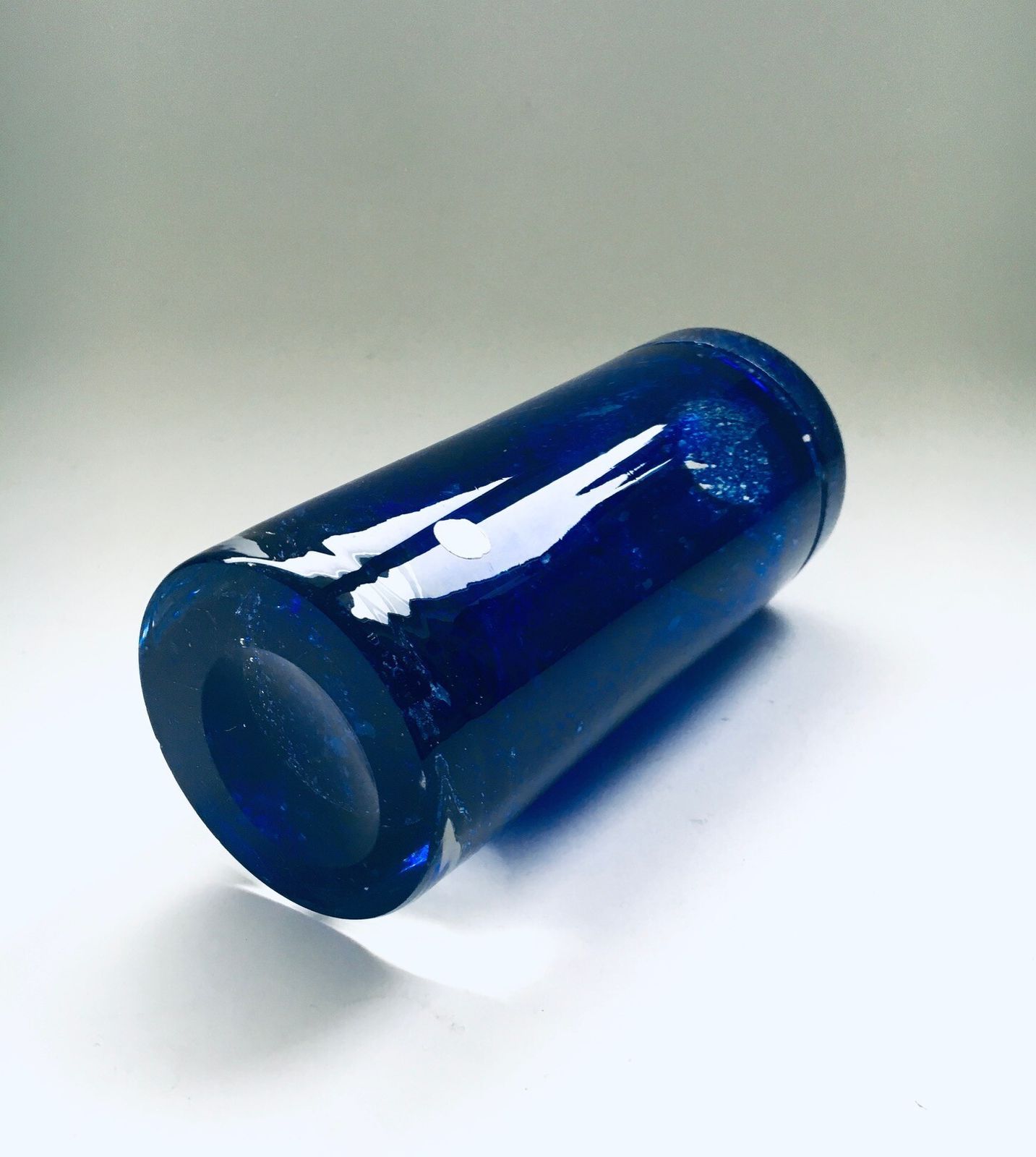 Midcentury Scandinavian Design Art Glass Vase, 1960's Sweden photo vinterior