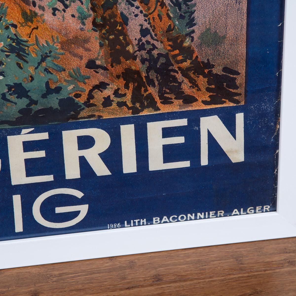 photo furniture Travel Advertising Poster For Algeria State Railways Morocco, Figuig, C.1926