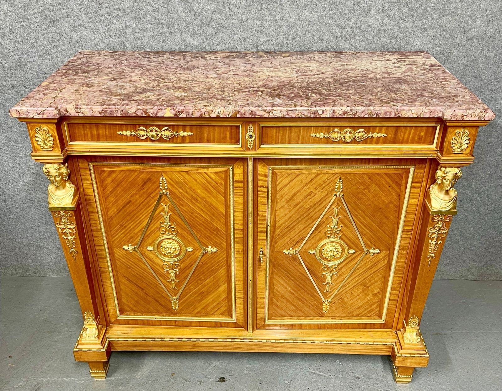 Fine Pair Of French Cabinets By Edmond Poteau. photo Furniture