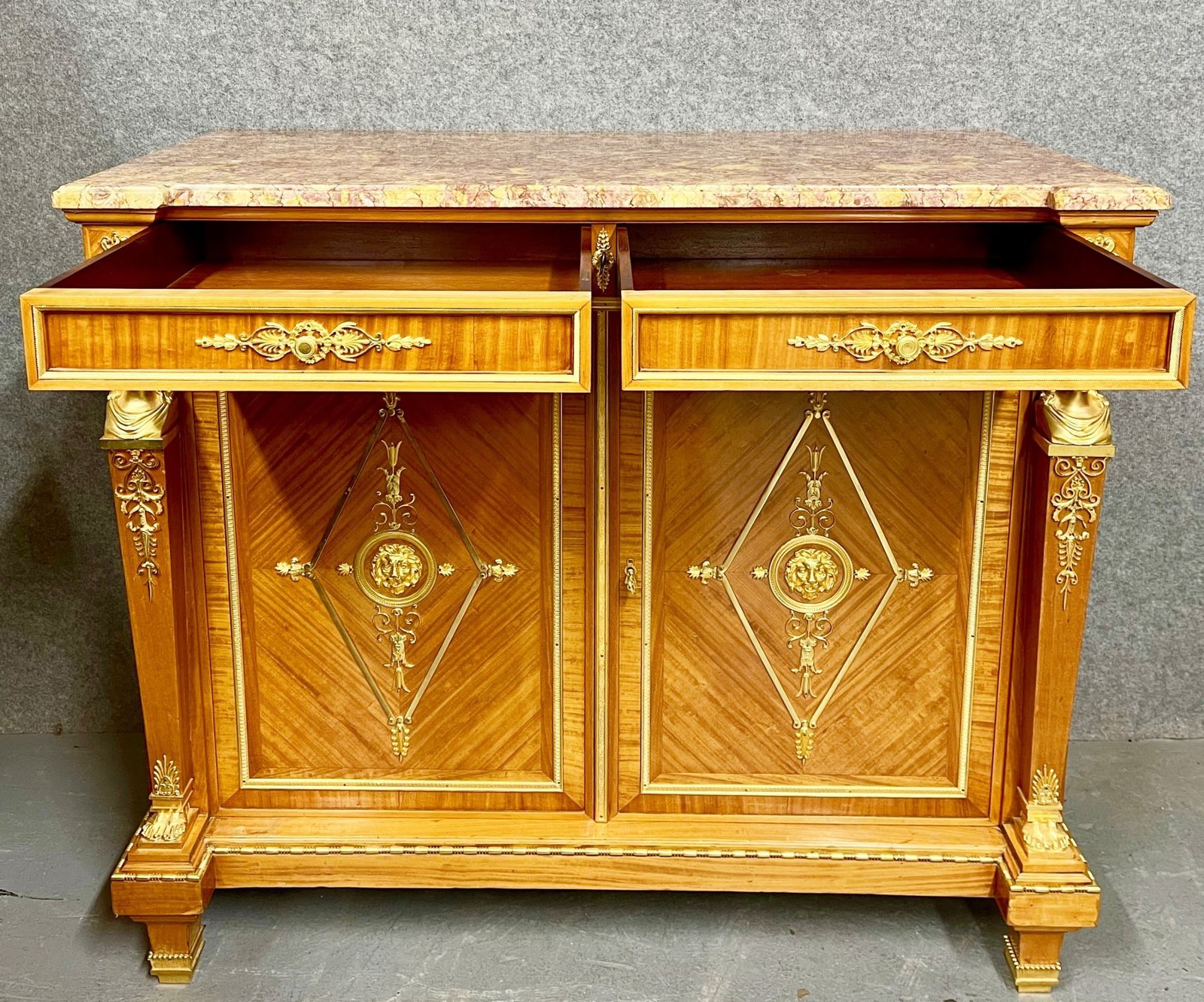 photo furniture Fine Pair Of French Cabinets By Edmond Poteau.