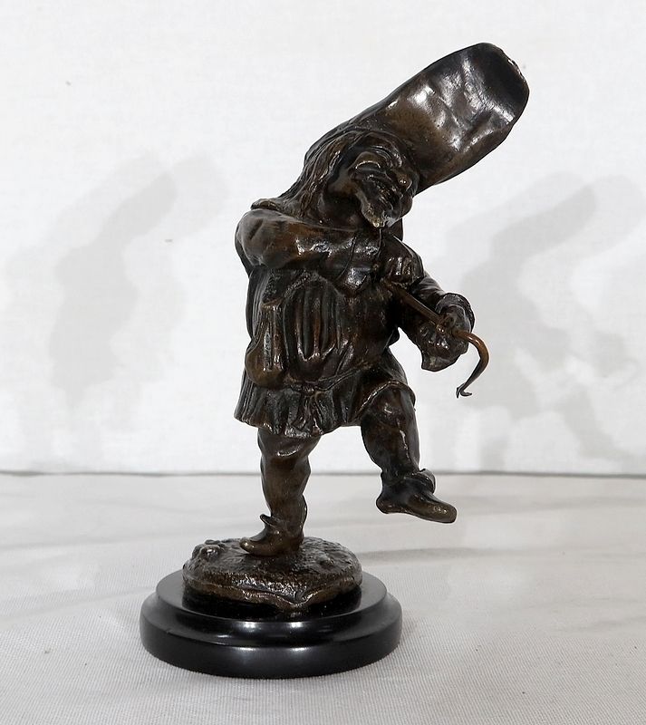 Bronze Inkwell "Le Grotesque"   Xixth photo furniture