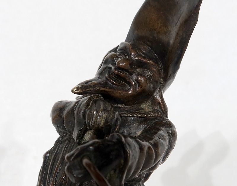 Bronze Inkwell "Le Grotesque"   Xixth photo vinterior