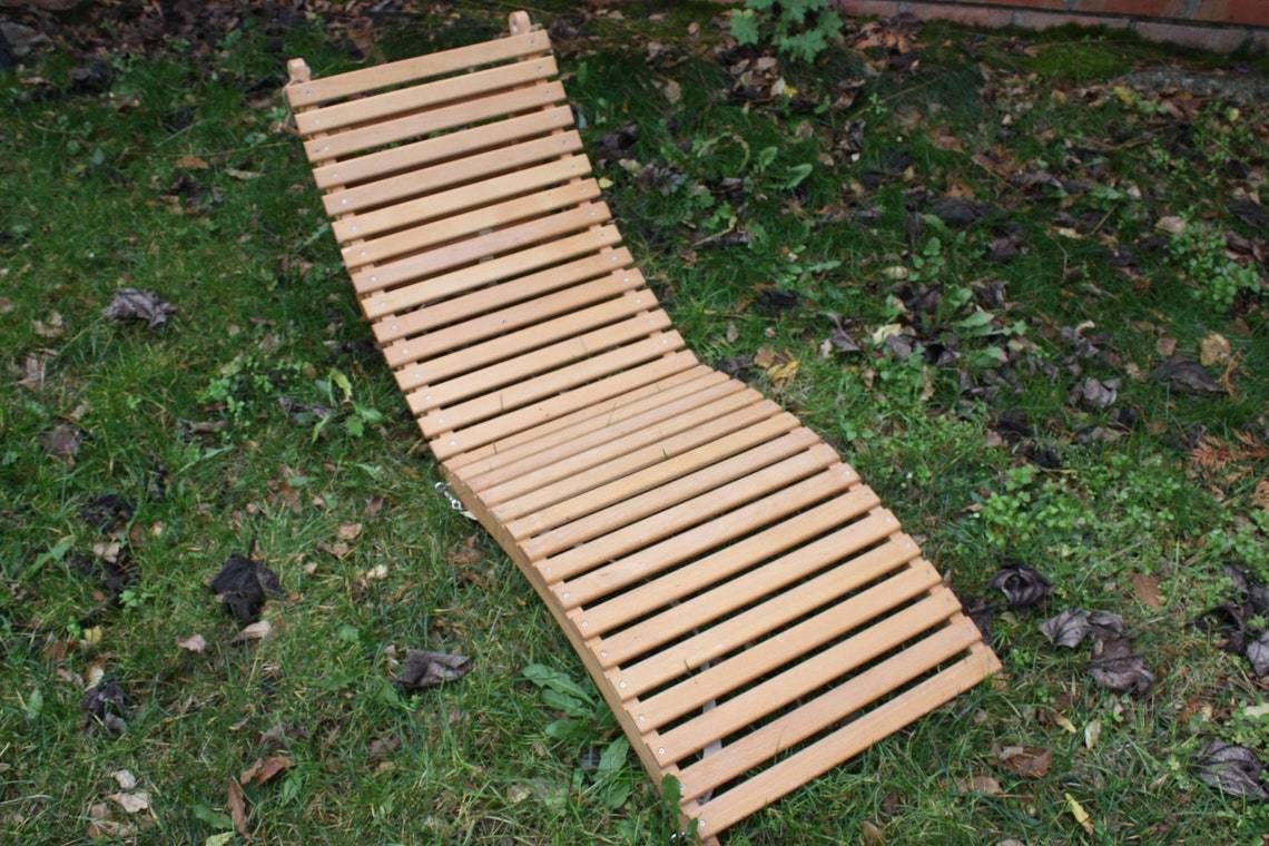 Outdoor Teak Wood Folding Lounge Chair, Compact And Easy To Carry Camping Furniture Beach Lounge Chair photo Garden Furniture