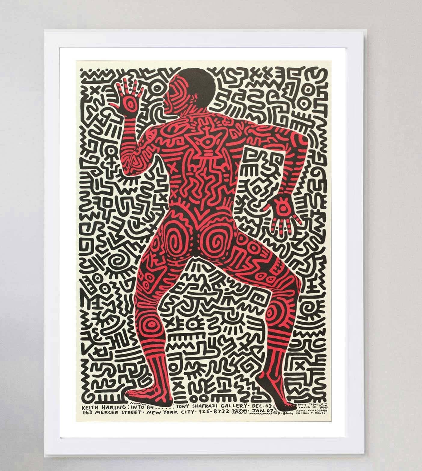 Keith Haring   Into 84 Original Vintage Poster photo for sale