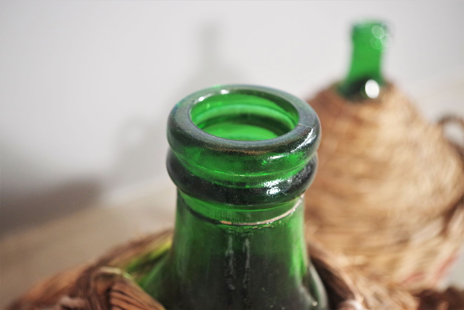 50s Glass Demijohns photo vintage