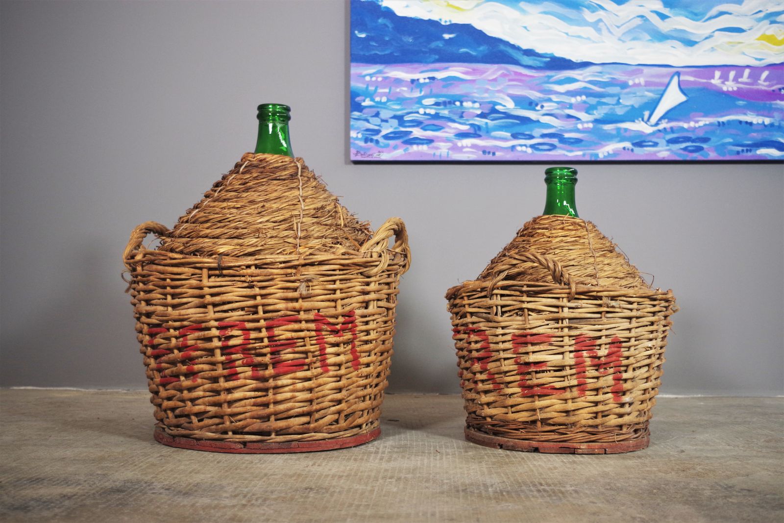 50s Glass Demijohns